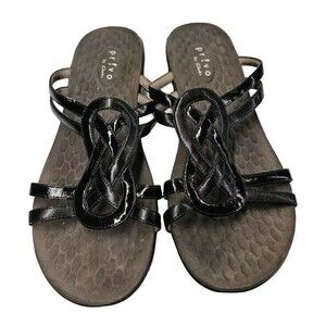 Privo by Clarks Slip On Slides Sandals Shoes Women Sz 7M Cushioned Footbed‎ P10